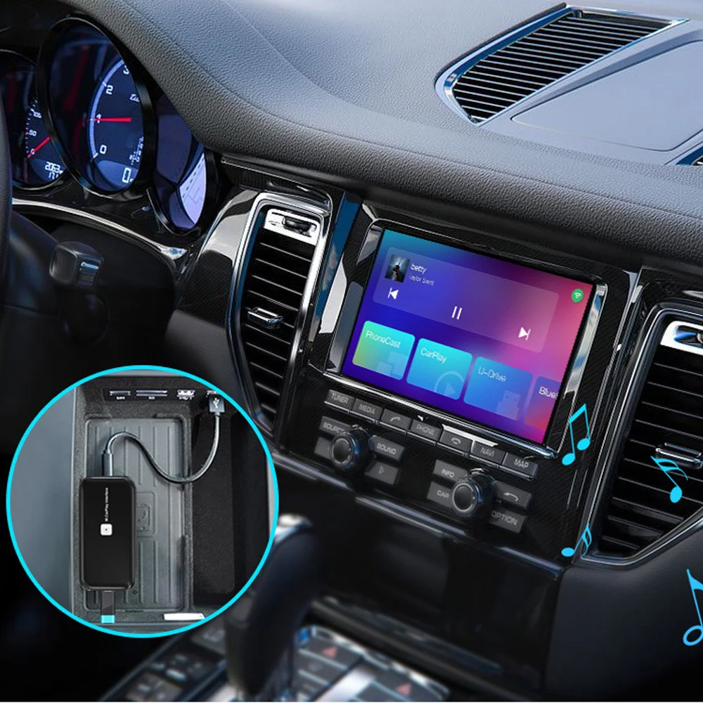5G Wireless Apple Carplay Dongle Mirrorlink Smart Media Box Car Play Wifi Adapter USB for  IPhone  Android Phone Accessories