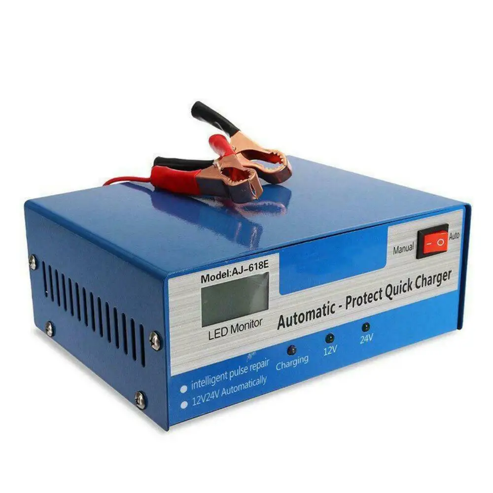 1 conjunto 12 24v automático carregador de
