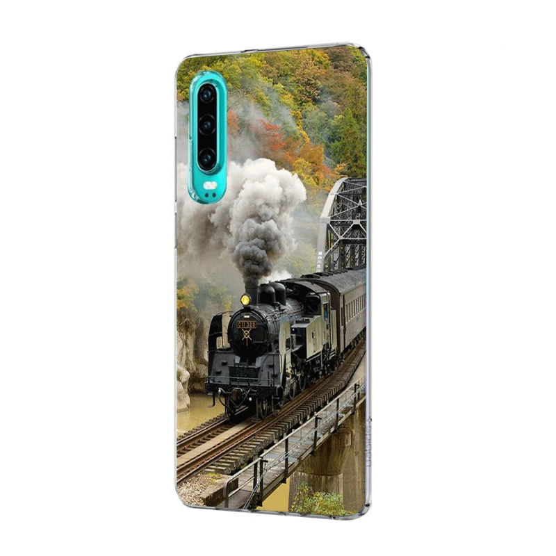 Мобильный чехол для телефона для huawei Honor вид 20 8 8X 8C 8 9 9X Pro Note 10 играть 6A 7A 7C 7X твердый переплет поезд - Цвет: H2
