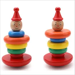 Детские Jenga Радуга башня из колец игрушка стеки Радуга круг для раннего развития игрушки