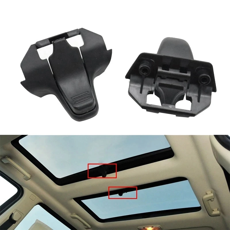 2 x LR019776 Car Sunroof Handle Sunshade Net Buckle Lock Clip for Land Rover Freelander 2