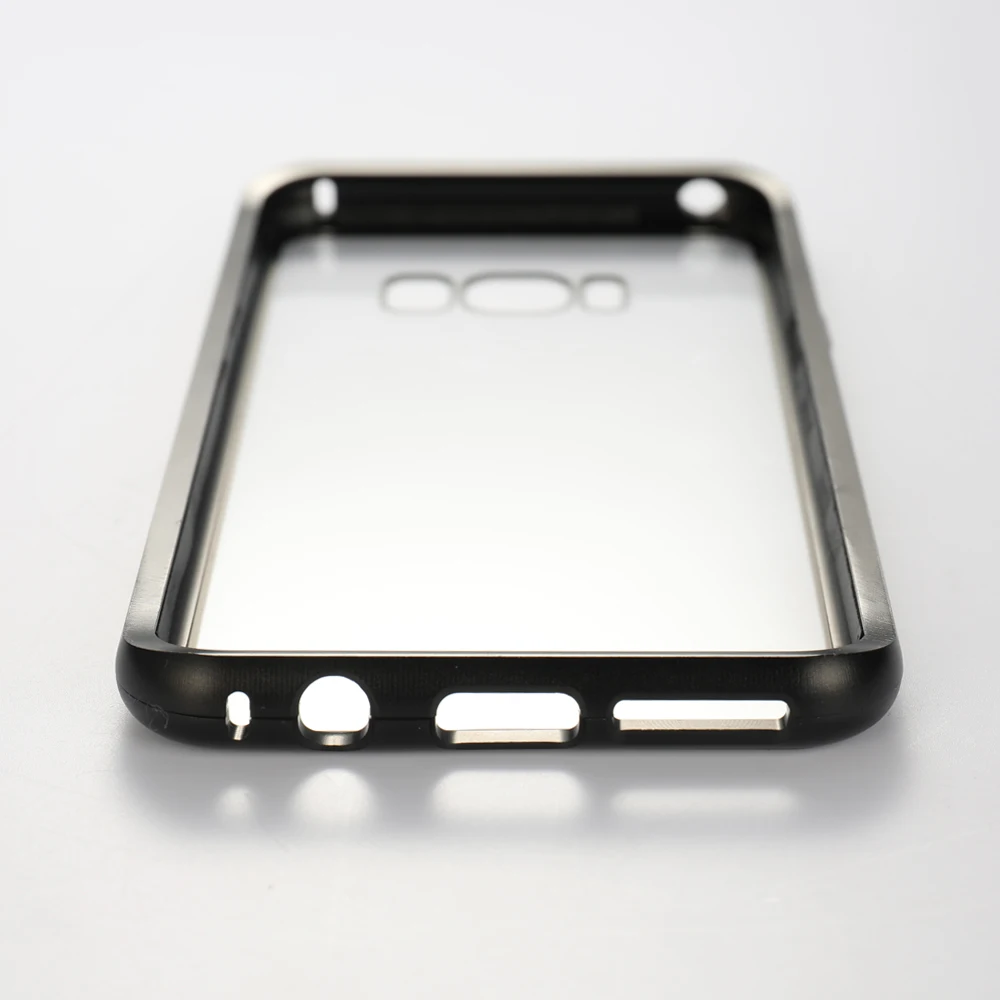 Чехол с металлической оправой для смартфона магнитной адсорбцией из закаленного