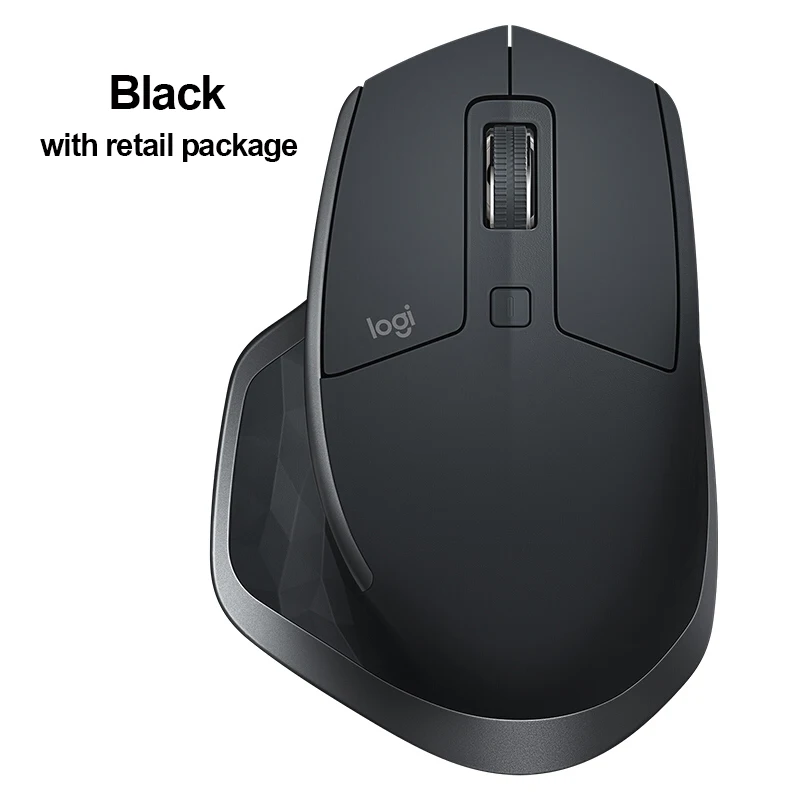 Black with box Logitech MX Master 2S Новые возможности машины Мышь с быстрой подзарядки простой переключатель 4000 Точек на дюйм мыши для Windows, Mac OS, Linux - Цвет: Black with box