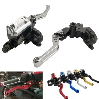 

Motorcycle Brakes Clutch Lever Handlebar CNC Adjustable Reservoir Set For Honda Nc 700S 700 X Hornet CB599 CB600 250 Pcx 125 150