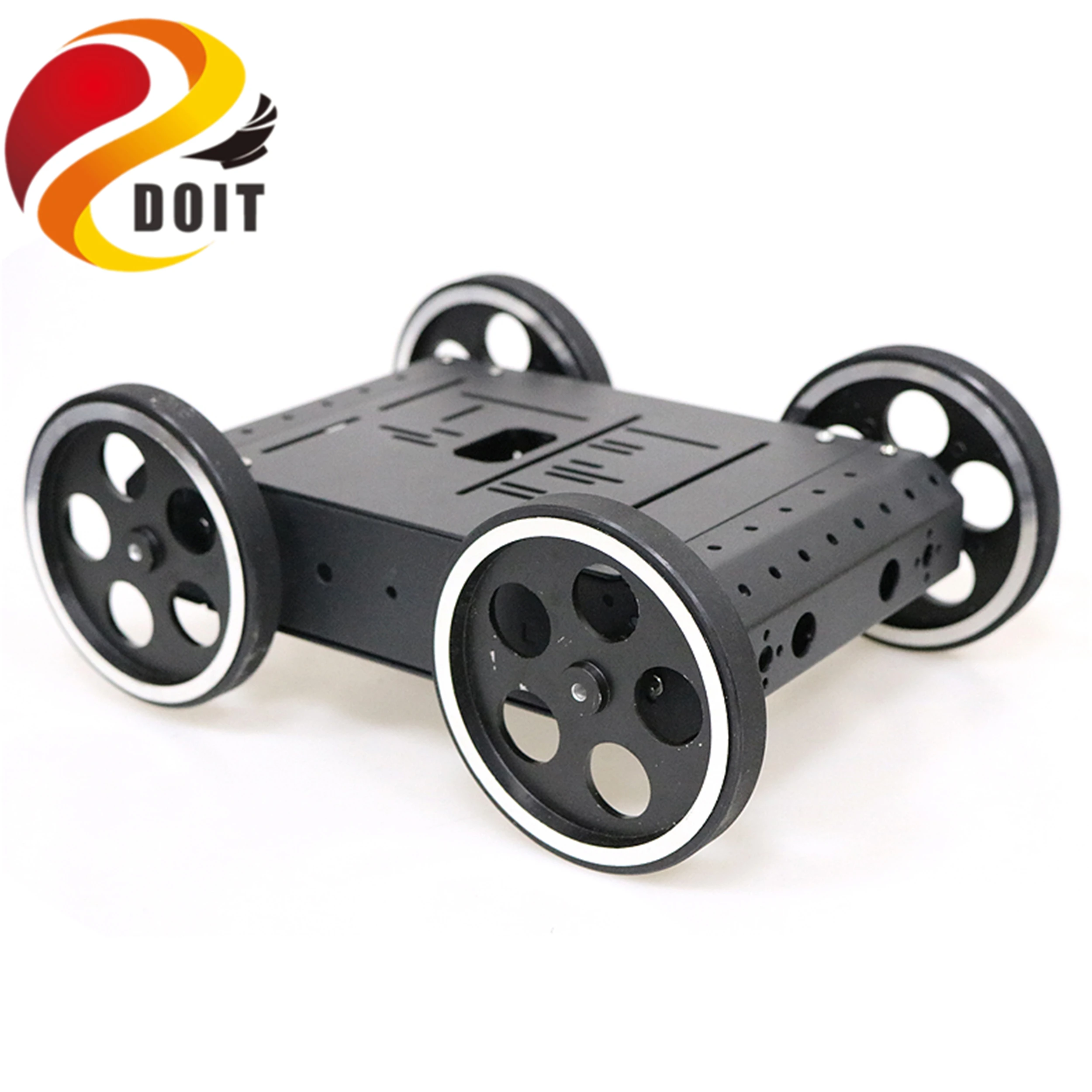 SZDOIT 9 кг нагрузка C3 4WD алюминиевый сплав умный робот шасси автомобиля Комплект с 12V двигатели металлические колеса DIY для Arduino