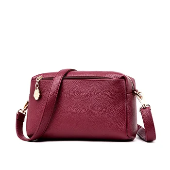 

Simple Style Women's Shoulder Bag Three-layer Main Bag High Quality PU Leather Crossbody Bag Fashion Messenger Bag