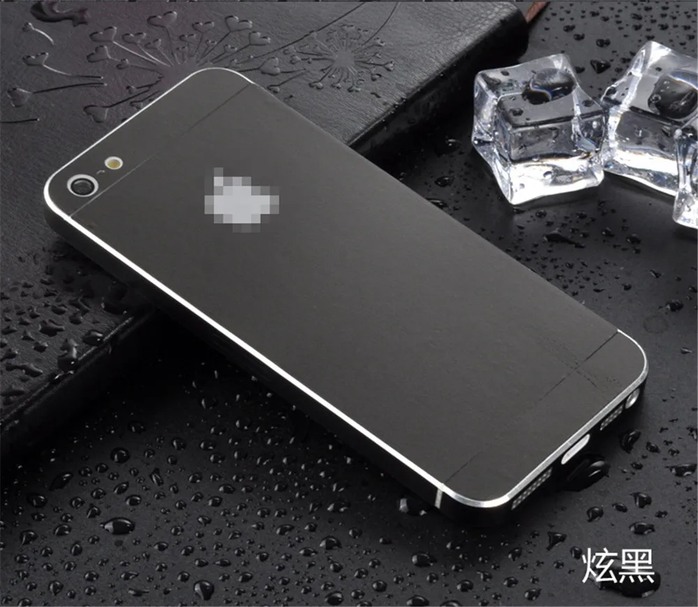 Пленка для поверхности льда для Iphone 5, 5S, SE, тонкая защитная пленка для экрана, наклейки на заднюю декоративную пленку, пленка на заднюю поверхность