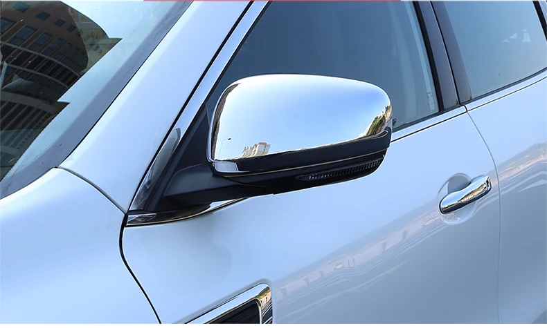 ABS Chrome Car Rear View Rearview Side Glasses Mirror Cover Trim For Renault Koleos 2 Samsung QM6 2016-2021 Accessories