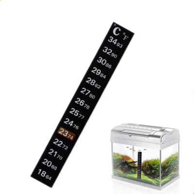 2020 gran oferta LCD Digital de palo en termómetro Indicador de etiqueta peces de acuario Tanque de vidrio acuario termómetro