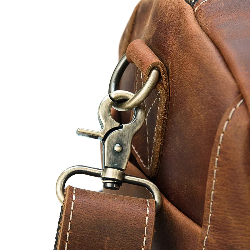 Crazy Horse Buffalo Leather Weekend Bag
