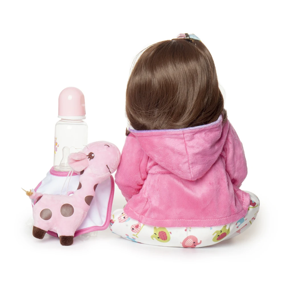 1" 48 см мягкие силиконовые куклы Reborn Baby куклы Bebe Reborn Гладкий винил тело Reborn куклы игрушки для детей Reborn куклы младенцев