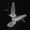 1.5ml Plastic Micro Test Tube Snap Cap Cone Bottom Centrifuge Tube Sample Vial Container School Laboratory Instrument 50Pcs ► Photo 2/6