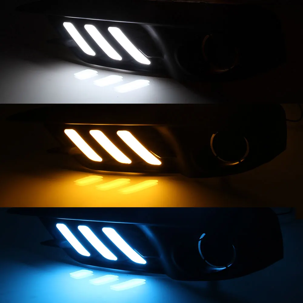 Дневные ходовые светильник ни DRL для Honda Civic 2016 2017 крышка передних