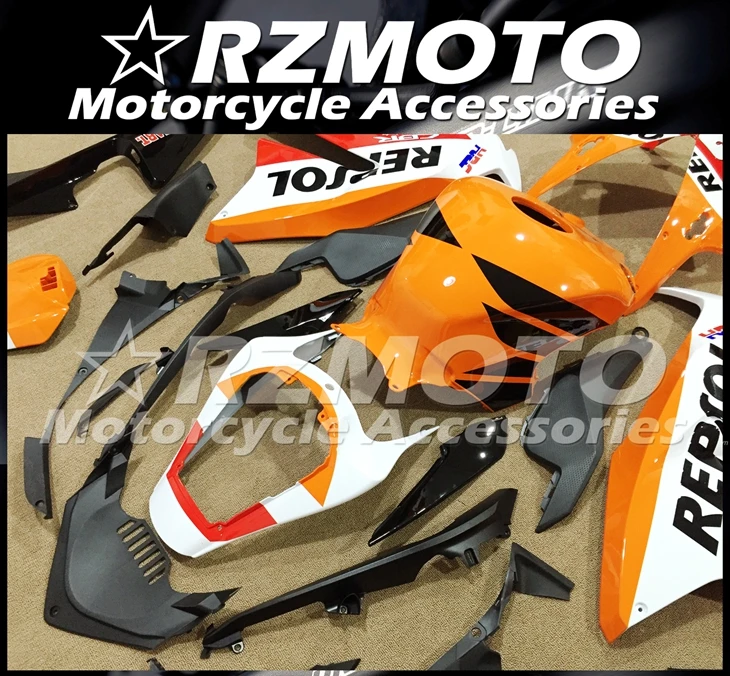 ABS мотоцикл обтекатель комплект для HONDA CBR1000RR 2012- год кузов литья под давлением Магазин № 0962
