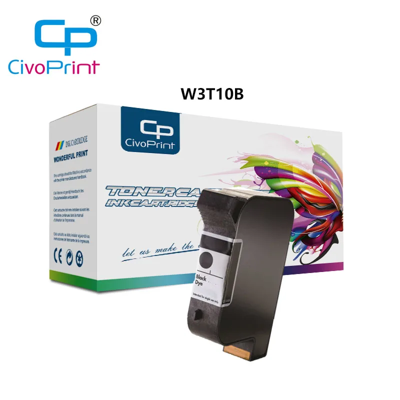 Compatível para hp Cartucho de Impressão Civoprint Solvente W3t10b 2590