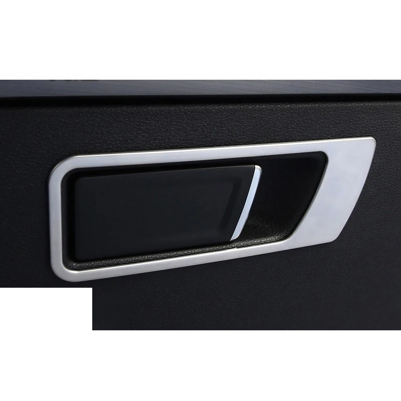 

Lsrtw2017 Metal Car Co-pilot Storage Box Handle Trims for Geely Boyue Atlas 2016 2017 2018 2019 2020 Interior Accessories