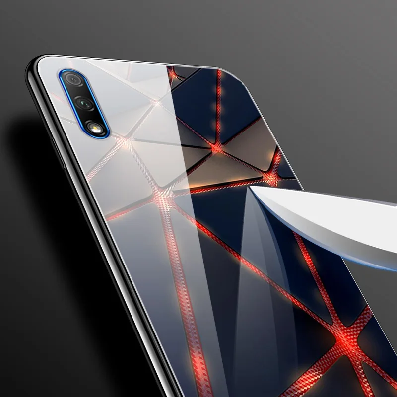 Для huawei Honor 9X чехол, силиконовый бампер, жесткий, закаленное покрытие для huawei Honor 9X x9, китайская версия, стеклянный чехол Honor9X 9 X Funda
