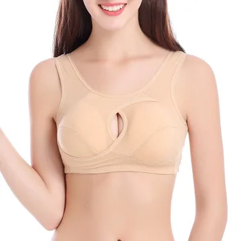 

Brassiere Large Size Pure CottonPush Up Sleep Nursing Bras Non-Steel Ring Anti-Expanding Underwear