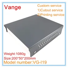 1 шт./лот профессиональные настольные распределительные металлические коробки 200*50*200 мм железные корпуса diy корпуса для электрооборудования