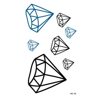 

Temporary Waterproof Tattoo Stickers Courage Fear Heart Mind Letters Design Water Transfer Fake Tattoo