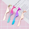 Lashes Tweezers Colour Eyelash Curler Makeup Tools Stainless Steel Golden Beauty Cosmetics Instrument maquillajes para mujer 3