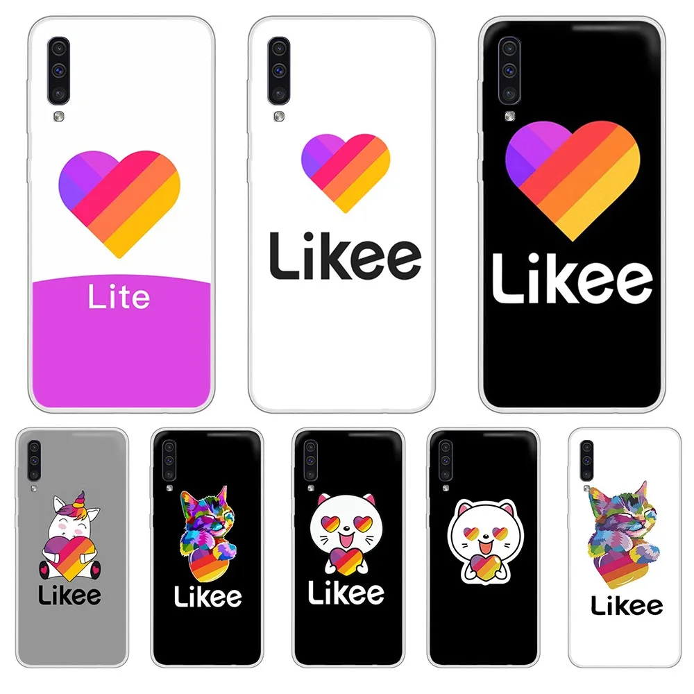 Модный чехол для телефона Likee cat bear love heart корпус SamSung Galaxy S 7 8 9 10 11 20 a 20e 50 51 70 71 Plus Edge