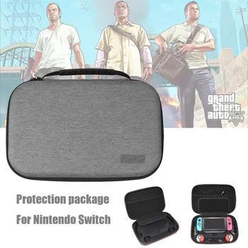 

For Nintendo Switch Console Accessories Organiser Carry Case Gamepad Elf Ball Cable Storage Travel Portable Case Handbag 326#2