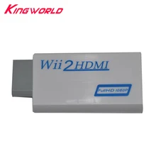 Для wii в HDMI адаптер конвертер Поддержка 720P 1080P 3,5 мм аудио для W-II 2 HDMI