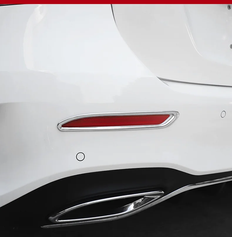 4 шт./лот пластиковые ABS хромированные наклейки Обложка для Mercedes Benz A Class W177 A180 A200