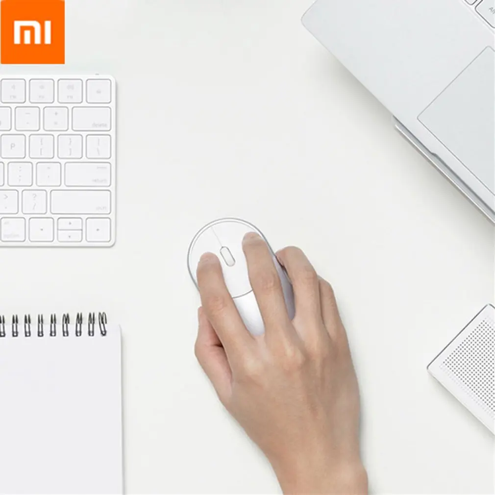 Оригинальная Xiaomi mi беспроводная мышь портативные игровые мыши Alu mi nium Сплав ABS Материал 2,4 ГГц WiFi Bluetooth 4,0 управление подключение