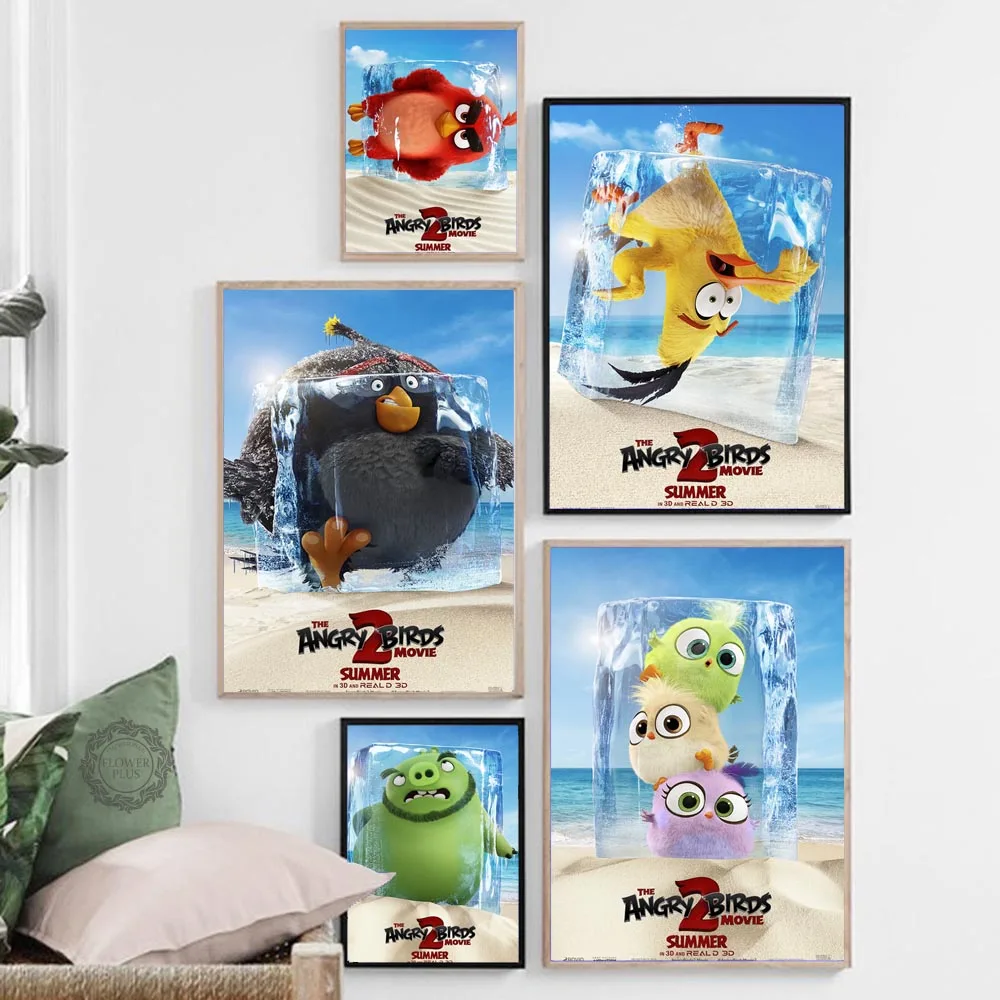 Art Print Poster Canvas Angry Birds