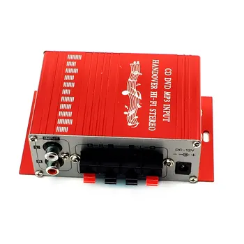 

Hi-Fi 12V Mini Car Stereo Amplifier 2-channel Car Audio Digital Amplifiers Sound CD DVD MP3 Input for Motorcycle Home