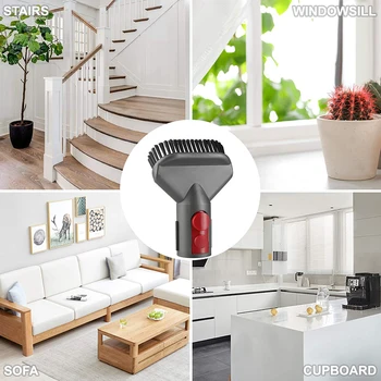 

Flexible Hose Vacuum Cleaner Parts Mattress Tool Stiff Brush For Dyson V8 V7 Household Supplies & Cleaning