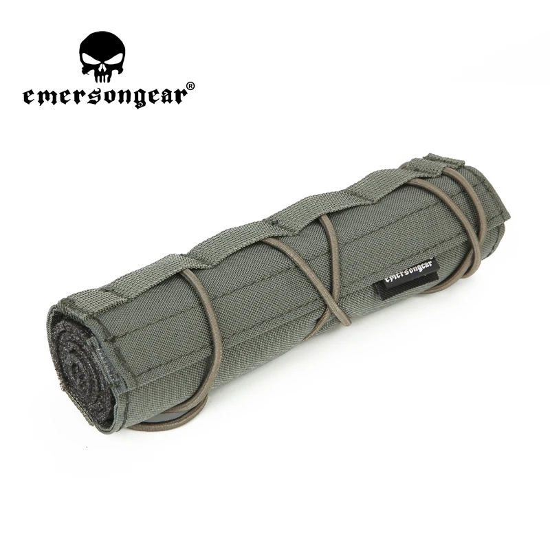 KRYDEX 22cm Suppressor Cover Tactical Protect Sleeve Wrap Airsoft Ranger Green E - Foto 5