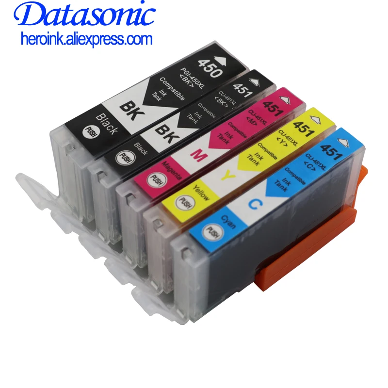 Dat For Canon 450 451 Pgi-450 Cli-451 Compatible Ink Cartridge For ...