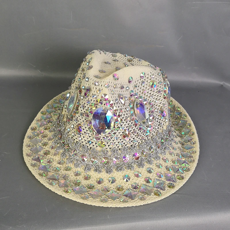 

Fashion Handmade Adult Captain Hats Carnival Costume Performance Cap Stage Dance Show Festival Military Hat H009