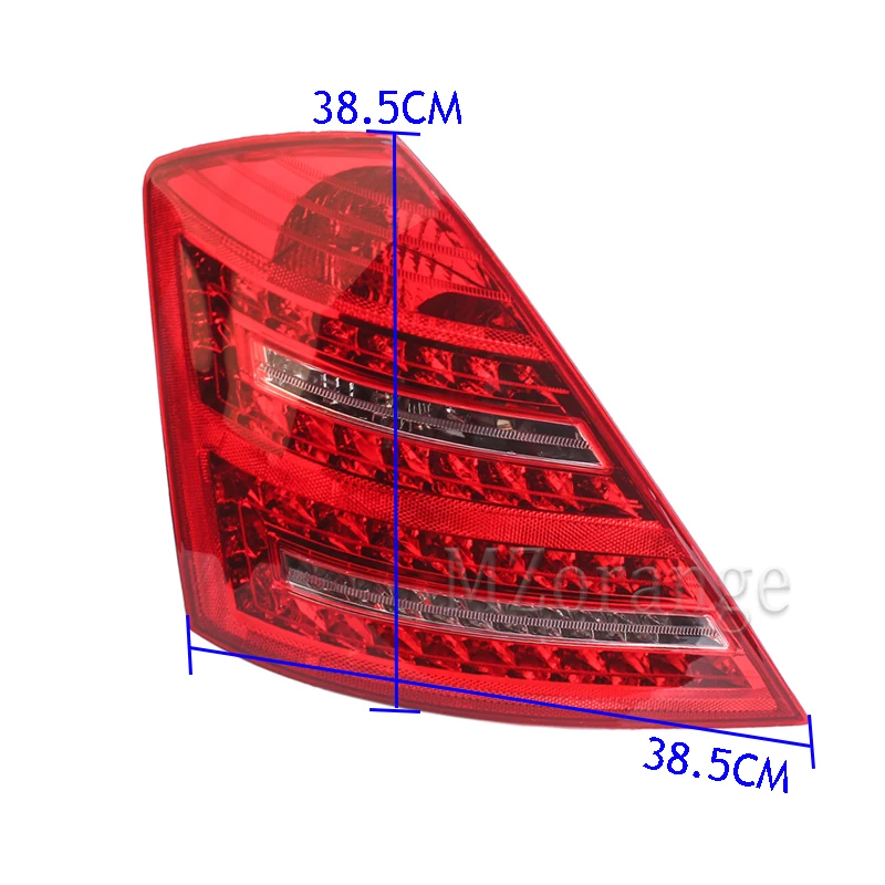 Задний светильник, задний светильник s для Mercedes-Benz W221 S-Class 2007-2009, тормозной светильник, задний стоп-светильник s, отражатель бампера, автомобильные аксессуары