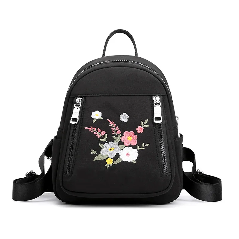 embroidered mini backpack