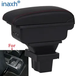 Para skoda octavia caixa de apoio de braço para skoda yeti mk2 2005 2012 carro caixa de armazenamento de braço acessórios do carro retrofit peças interiores usb