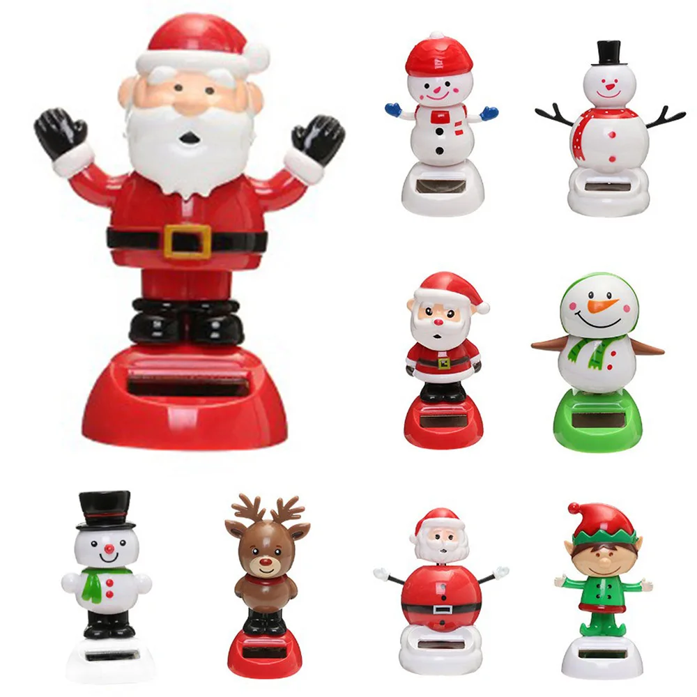 

Cute Solar Powered Dancing Swinging Bobble Doll Toy Car Ornaments Christmas Home Decoration Car Accessories