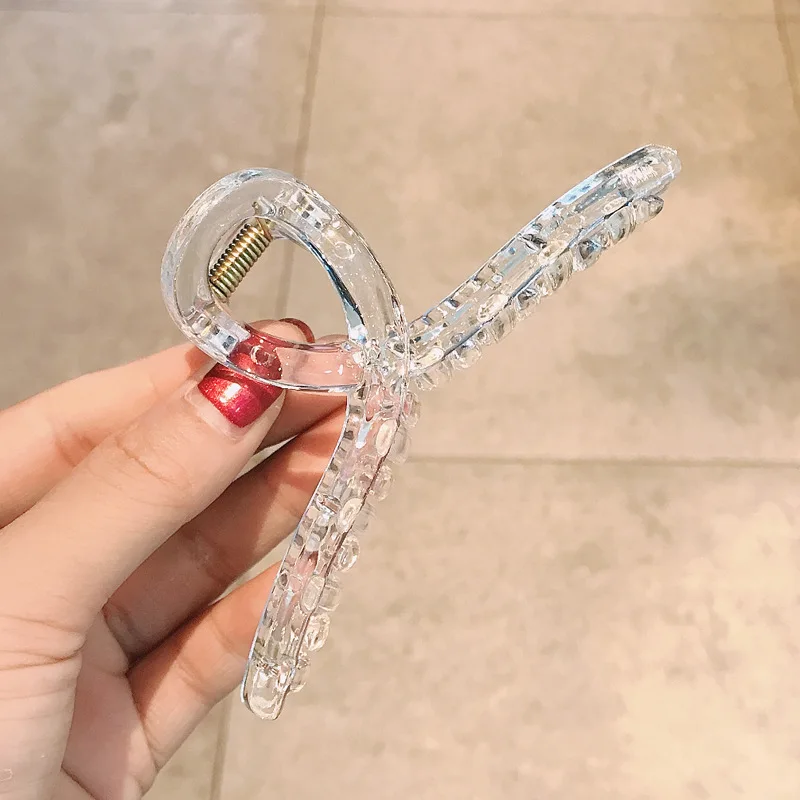 1PC Barrettes  Hair Claw For Women Acrylic Hairpins Hair Crab Claws Girls Make UP Washing Tool Accessories Women Hair Clips 2021