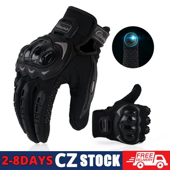

Motorcycle Glove Guantes Moto Touch Screen Full Finger Breathable Motorbike Racing Riding Skating Ski Protective Gears Gloves