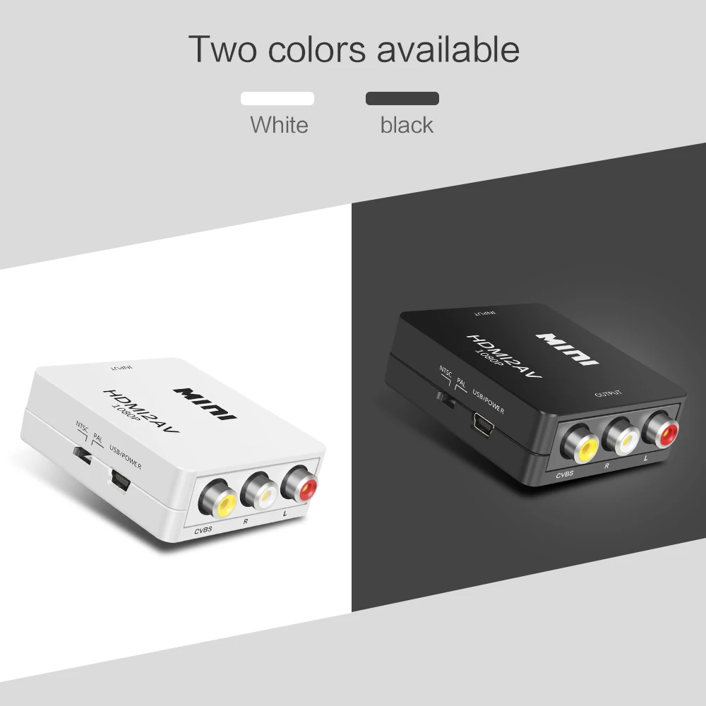 HDMI к RCA конвертер HDMI К AV адаптер Android tv Smart box PS4 ноутбук Chromecast для 1080P 720P 480P NTSC/PAL HDMI2AV