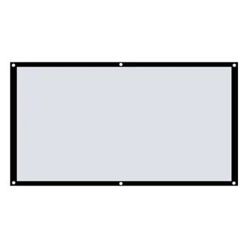

Large 16:9 Foldable Design Home Projection Screen Film Theater Outdoor 60/72/84/100/120 inch Movie Video Screen for Projector
