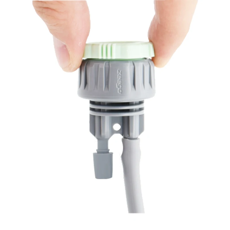 

6410 faucet adapter gardening riveting tube thread double water outlet adapter drip irrigation equipment accessories 1 divided 2