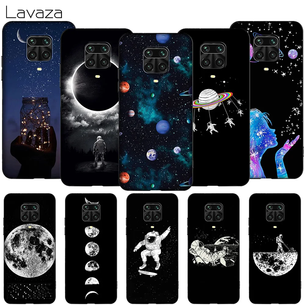 T126 Moon Stars Space Astronaut Case for Xiaomi MI MAX Mix Note 2s 6 8 9 9T 10 A1 A2 A3 CC9E F1 5X 6X Lite Pro SE | Мобильные