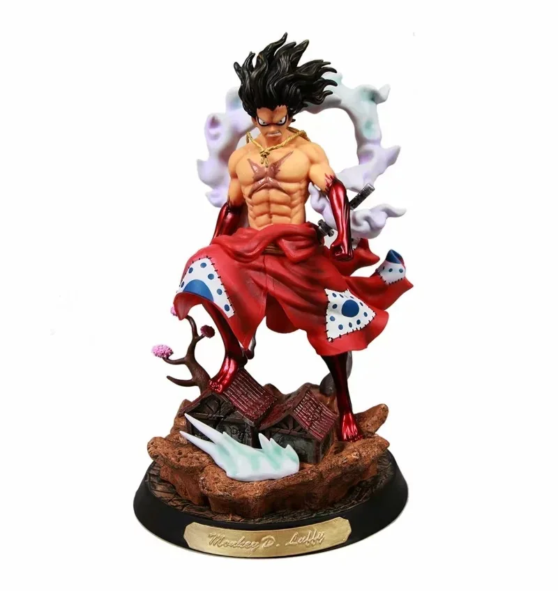 Аниме One Piece Monkey D Luffy Gear четвертое кимоно Snakeman Ver. GK статуя ПВХ экшн фигурка