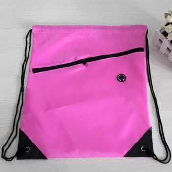 

Swimming Beach Drawstring Bag Exercise Backpack Sack Bag Small Slot Riding Backpack Gym 2019 Drawstring Shoes Men Women Bags