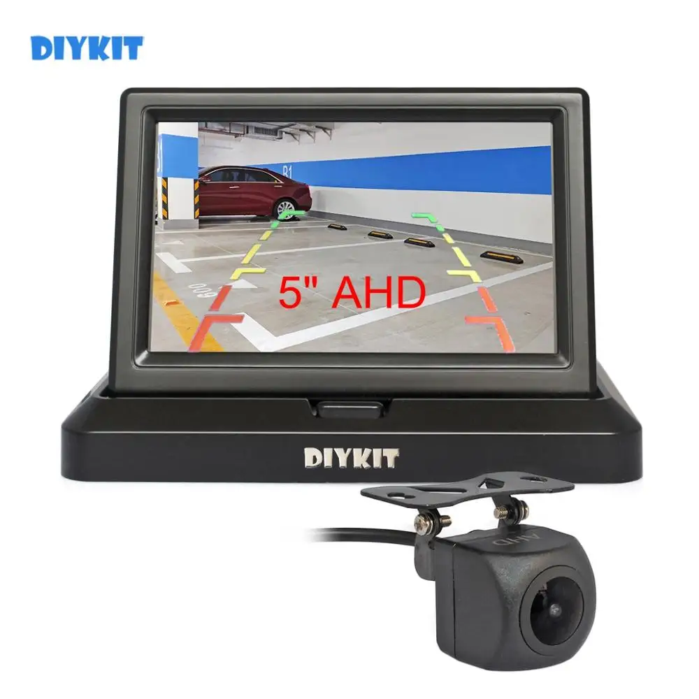 Автомобильный монитор DIYKIT 5 &quot1024x600 Foldabel IPS AHD 1280x720P HD 170 градусов Starlight ночное