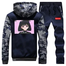 ^^Best Offers Winter 2019 Camouflage Raglan Mens Sweatshirts Vaporwave Cartoon Thick Hoodies Suit Fashion Jacket Sportswear+Pants 2 Piece Sets ^^Best Offers Winter 2019 Camouflage Raglan Mens Sweatshirts Vaporwave Cartoon Thick Hoodies Suit Fashion Jacket Sportswear+Pants 2 Piece Sets